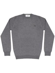 PELO FOUNDATION джемпер с аппликацией в виде собаки, серый