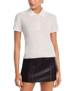 Эксклюзивный поло-свитер Aqua из 100% кашемира. Aqua, белый