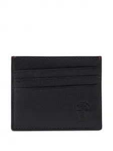 Картхолдер с логотипом Brunello Cucinelli, черный