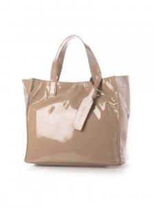 Сумка-шоппер Cachecache / Квадратная сумка из мягкой эмали, размер S