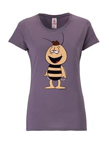 Logoshirt Футболка Maya the Bee - Willy сиренево-фиолетового цвета