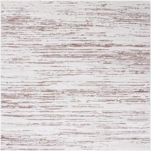 SAFAVIEH Alamo коллекция ковер 201 x 201 см - квадратный, taupe и ivory, деревенский современный дизайн, не линяет и прост в уходе, идеален для помещений с высокой проходимостью в гостиной, спальне (ALM742T)