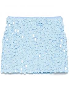 Мини-юбка с пайетками P.A.R.O.S.H., синий