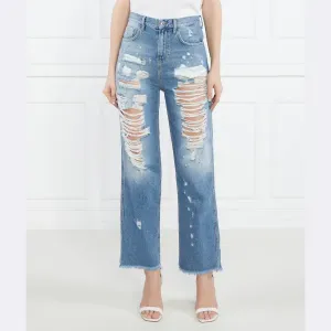 Джинсы свободного кроя Liu Jo, синий