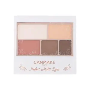 Shadow 5 цветов натуральные тени для век легко растушевываются матовые прозрачные 3,3г CANMAKE