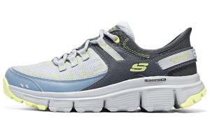 Кроссовки Summits AT женские с низким верхом, пепельно-серый/размытый синий/университетский синий/белый Skechers