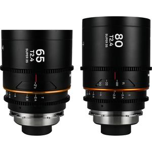 Комплект из двух анаморфотных объективов Venus Optics Laowa Nanomorph S35 (Canon RF, Amber Flare)