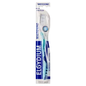 Зубная щетка отбеливающая средняя, 1 шт. Elgydium Whitening
