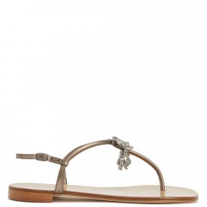 Сандалии Giuseppe Zanotti Glenda Flat Giuseppe Zanotti, черный