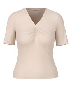 Бежевая футболка Marc Cain, бежевый