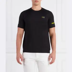 Футболка стандартного кроя Ea7, черный