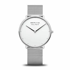 BERING Серебряные аналоговые часы
