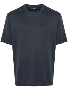 Трикотажная футболка с логотипом Herno, синий