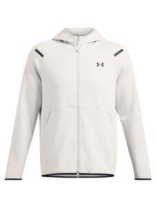 Свитер с капюшоном на молнии UNDER ARMOUR Athletic Zip-Up Hoodie Unstoppable Flc, белый