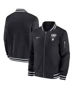Мужская черная бомбер-куртка на молнии Army Black Knights 2024 Rivalry Collection Nike