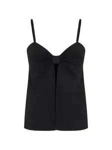 Топ с вырезом "сердце Ленона" Cult Gaia, черный