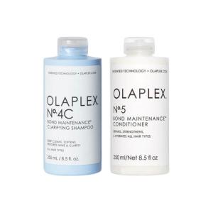 Восстанавливающий питательный шампунь и кондиционер для поврежденных волос Grease Repairing Nourishing Cleansing, набор из 3 предметов OLAPLEX, n°4c shampoo 250ml + n°5 conditioner 250ml