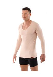 Майка с v-образным вырезом дышащая длинный рукав Albertkreuz, бежевый