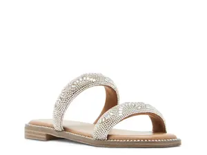 Madden Girl Partly Sandal, серебристый металлик