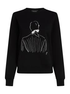 Толстовка Karl Lagerfeld KL x Jorge Parra, черный