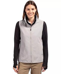 Женский жилет Charter Eco на молнии Cutter & Buck, серый