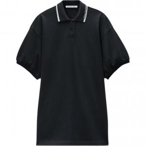 Платье-поло мини Alexander Wang, черный