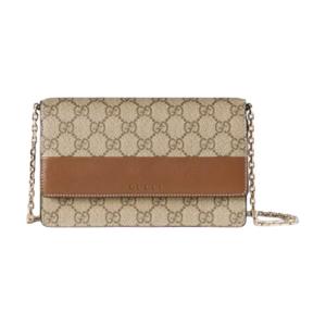 GUCCI Кожаная сумка через плечо с логотипом GG