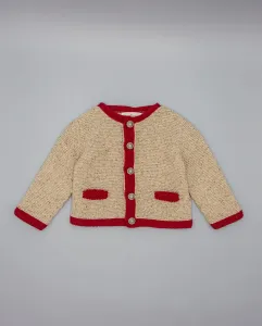 Детская вязаная куртка австрийского типа Fina Ejerique, бежевый