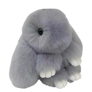 Мягкий и милый кролик плюшевый брелок высота 15см FKOFR