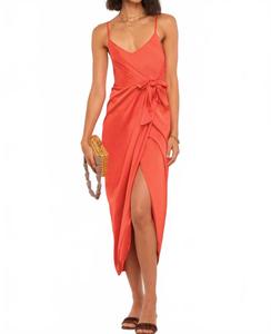 Артемис платье миди в пламени Heartloom, Flame