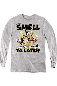 Молодежная толстовка с длинным рукавом Animaniacs "Smell Ya Later" Gildan, Athletic Heather
