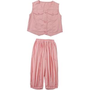 Детская спортивная одежда для дошкольников с V-образным вырезом, тонкая, короткая PROTECTCAMEL, розовый