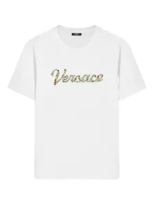 Футболка с логотипом Versace, белый