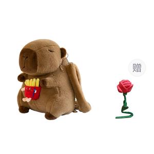 Плюшевая игрушка капибара, плюшевая кукла, высота 35 см Doudou Beibei