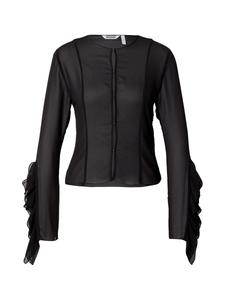 Блуза WEEKDAY Sasha, черный