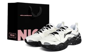 LINING Коричневые сахарные устойчивые к истиранию дышащие низкие повседневные кроссовки unisex