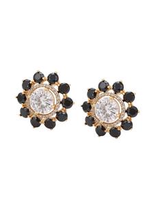 Faina Женские серьги-гвоздики из розового золота и белого цвета