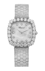 Часы Chopard L'heure du diamant из белого золота с бриллиантами 30,50 мм