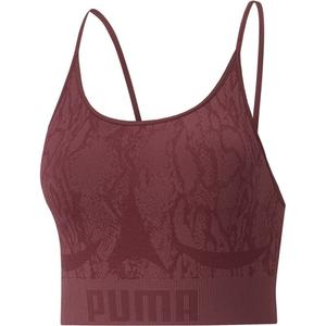Верхний трикотажный материал с низким уровнем ударопрочности Puma, цвет aubergine-snake print