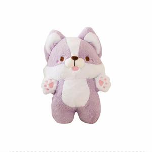 Плюшевая кукла Creative Corgi Dolls высотой 40 см OUYIN, фиолетовый