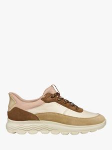 Spherica Plus замшевые кроссовки на шнуровке Geox, Papyrus/Mud
