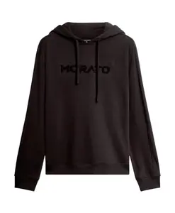 Городская толстовка с текстурированной передней частью Antony Morato, черный