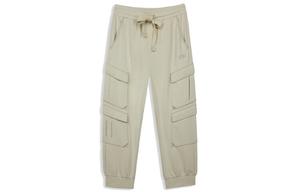 Трикотажные спортивные штаны унисекс Ma серо-зеленые Lining, серо-зеленый