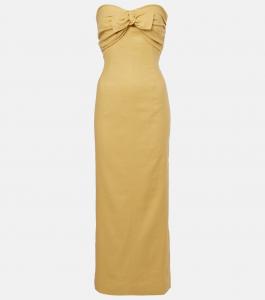 Платье макси Rahel из смеси льна и хлопка Tove, Light Sand