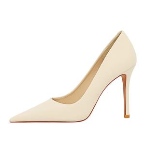 QITUMAUL Стройные каблуки на шпильке 10 см женские экрю, цвет Ecru[Heel Height 10cm]