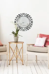 Настенное зеркало Kayoom "Horus 410", (1 шт.) 80х80 см, цвет silberfarben