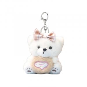 Плюшевый мишка с бантом в клетку A little tide to play