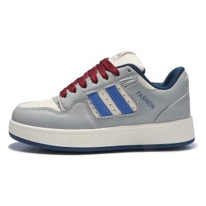 Yiya Низкие женские кроссовки для скейтбординга серо-синего цвета