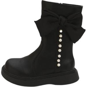 Прочные теплые детские высокие сапоги Kids' Budding, черный