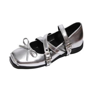 Туфли Мэри Джейн женские Dawei's house, Silver